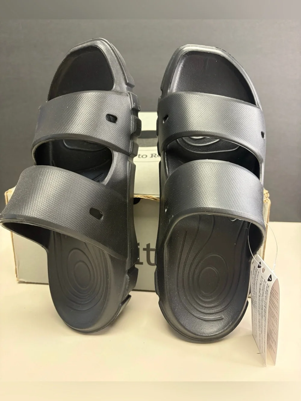 altafit Black Slide Sandals